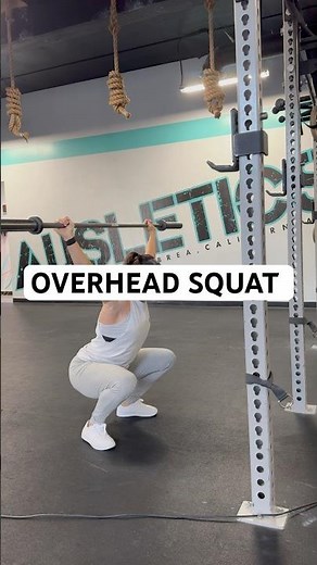 Master the overhead squat! #overheadsquat #workouttutorial