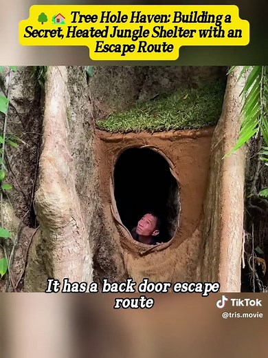 Construcción de un refugio en el árbol con cama calefaccionada