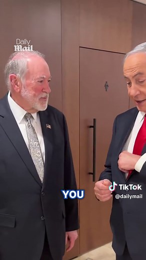 Israel's Prime Minister Benjamin Netanyahu released a video with US Ambassador to Israel, Mike Huckabee, to dismiss viral conspiracy theories falsely claiming he had been killed. 'Donald Trump wanted me to come and make sure you were ok,' Huckabee said. 'Yes Mike, I'm alive,' Netanyahu responded. #netanyahu #usa #israel #news