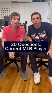 20 questions with a current MLB player #baseball #mlb #trivia #game #20questions
