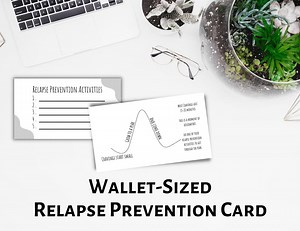 Printable Relapse Prevention Activity Card, Wallet Sized - Craving Activity Card - Sobriety Skills - Addiction Coping - Substance Use Coping - Etsy
