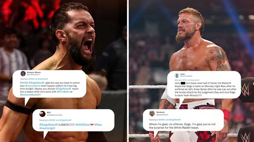 “Holy S*** he’s back” - The wrestling world rejoicing over the return of Edge on WWE RAW