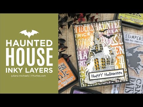 A Spooky Twist on Ink Smooshing | Tim Holtz Stampers Anonymous Fall Halloween Curation