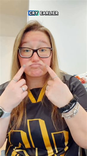 Sophie Byers (Mattes) on Instagram: "Anyone relate? I feel so heard and seen by this audio 🤣🤣🤣🤣 facts! [video description: Sophie in black and yellow jersey using bsl sse to sign to the audio clips saying , I had a little cry earlier and a big cry last night but I’m not crying now and for that I’m doing so well] #access #bsl #signlanguage #deaf #captions #fyp #gastroparesis #pots #eds #disabled #fun #laugh #accessible #love #health #chronicillnessjourney #taylorswift #trend #mentalhealth #at