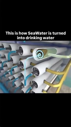 This Is How Seawater Turns Into Drinking Water 🌊💧 #TheLogicGap #shorts #feedshorts