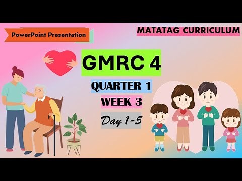 GMRC 4 Matatag Curriculum Quarter 1 Week 3 Day 1-5