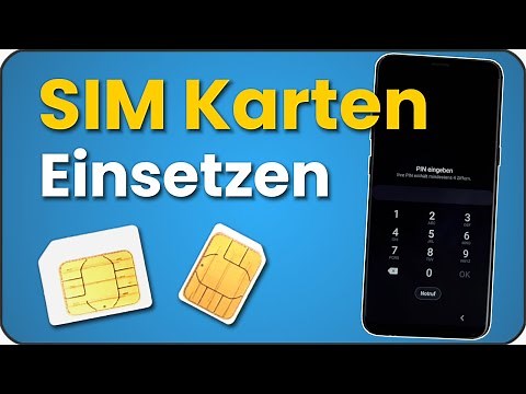 Inserting a new SIM card | Changing a SIM card | Inserting a SIM card correctly | Swapping SIM ca...