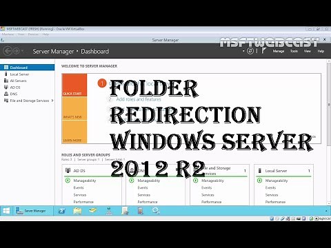 13. Folder redirection windows server 2012 R2 (70-410 MCSA)