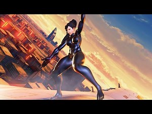 Street Fighter V Chunli VS Chunli Mod Black Latex V2