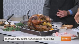 Chef Lou's Brine-Soaked Citrus Roast Turkey & Cranberry Crumble