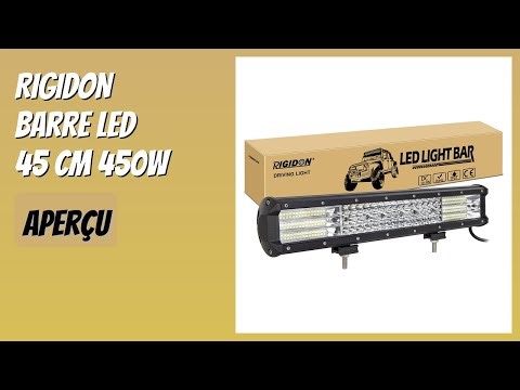 AVIS (2026) : RIGIDON Barre LED 45 cm 450W. DÉTAILS