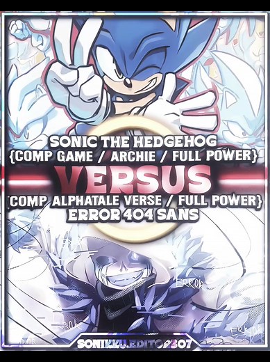 Archie Sonic vs. Error 404 Sans: Alphatale Showdown!