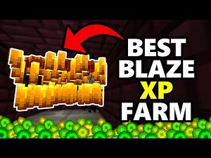 EASIEST BLAZE XP FARM for MINECRAFT 1.21 BEDROCK Edition