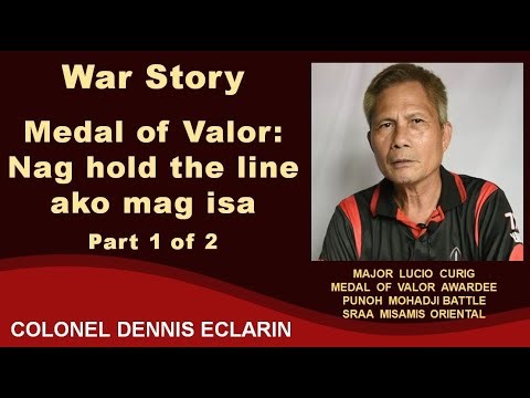 War Story: Medal of Valor story -- Nag hold the line ako mag isa