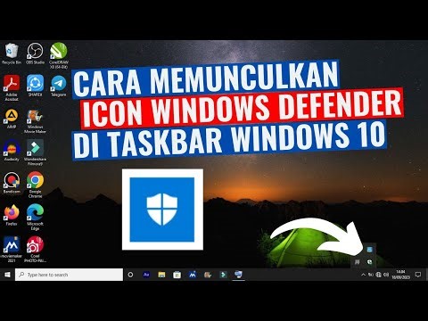Cara Memunculkan Icon Windows Defender di Taskbar Windows 10