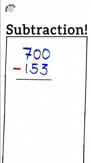 Fast 3 Digits Subtraction Trick!🤔✅ || How to Subtract Big Numbers❓#shorts #maths #shorttrick