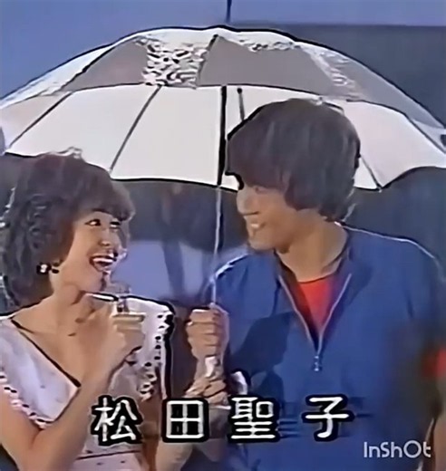 カリッと聖俊 白いパラソル 松田聖子さん 田原俊彦さん ザ・ベストテン1981年9月17日放送#昭和歌謡 #jpop#shorts