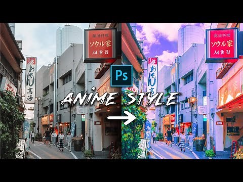 Photo into Anime Style Effect - Anime Effect in Photoshop - Photoshop Tutorials - Photoshop Effects