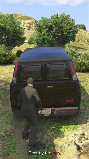 Van with Sticky Bomb 💣🔥 #gtashorts