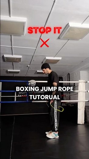 Boxing jump rope tutorial ✔️ #boxer #boxing #boxingtraining #boxingcoach #jumprope