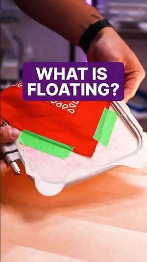 What is FLOATING for machine embroidery? #machineembroidery