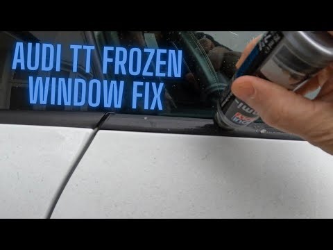 Audi TT frozen window fix using Liqui Moly Gummi pflege