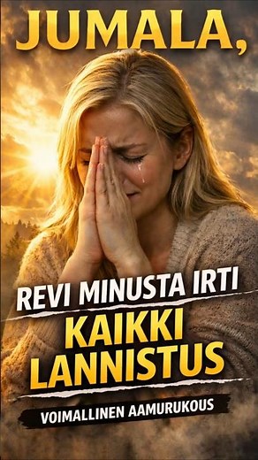 Jumala, revi minusta irti kaikki lannistus | Voimallinen aamurukous