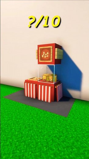 Popcorn Machine Design in Minecraft 🍿