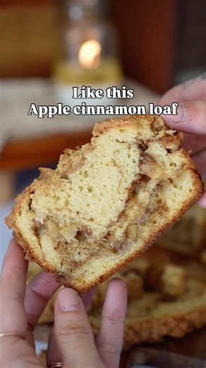 Homemade apple cinnamon bread - hello fall baking! #lifeofahomemaker