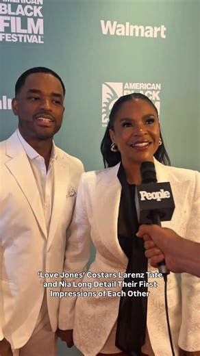 In an exclusive chat with PEOPLE, #LoveJones costars #NiaLong and #LarenzTate shared their first impressions of each other. 🫶 The cult classic was the heart of the American Black Film Festival’s tentpole event ‘Remembering Love Jones.’ #ABFF2025 | People