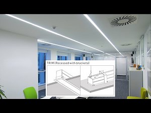 How to recessed led linear light in drywall quickly?