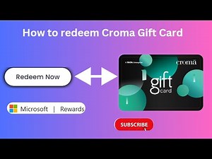 How to redeem croma gift card