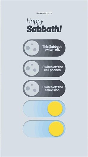 Switch off This Sabbath