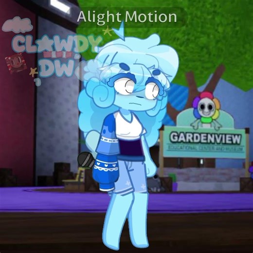 Clowdy vs fnf |Name song: Stormy| #dandysworld #fridaynightfunkinmod #art #edit #alaightmotionedit 🥳