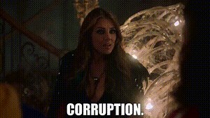 Corruption.