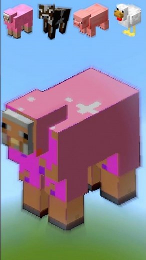 turning your my favourite minecraft animels minecraft pixel art amazing short #pixelartinminecraft