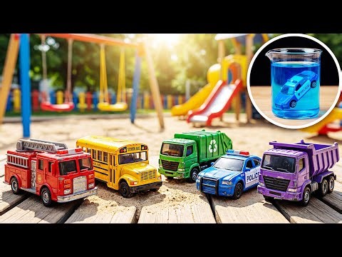 ✨ Magical Color Splash! 🎨 Learn Colors with Fun Toy Cars 🏎️