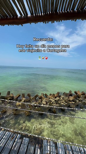 Cuento los días para viajar a Cartagena, Colombia