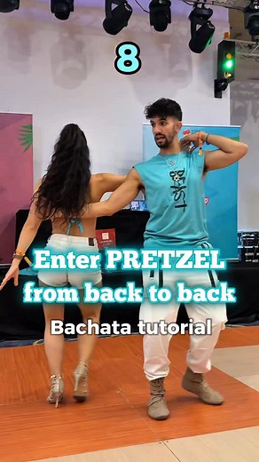 F O L L O W @taliyleeoz_bachata A bachata combo you must learn😎🤩 Enter pretzel in a cool way - from back to back🔁 Tag the friend you gonna practice with!👩‍🎓🧑‍🎓 Follow us for more tutorials @taliyleeoz_bachata 🏠 @caramelofestival 🎵 @oficialdanij 🎥 @lior_levidance Bachata tutorial by tali y leeoz | Tali y Leeoz