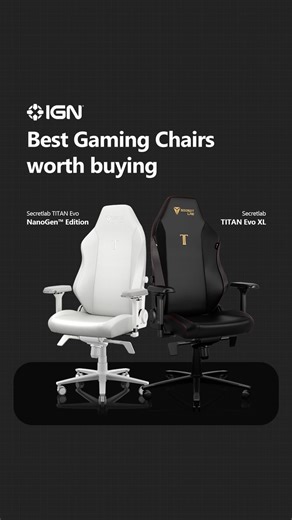 3.6K reactions · 60 shares | Say goodbye to a bad back — and bad chairs. Upgrade your setup with the tried-and-tested Secretlab TITAN Evo NanoGen™ Edition and Secretlab TITAN Evo (Size XL), IGN’s top picks for best gaming chair. Designed in consultation with ergonomic experts, TITAN Evo takes the strain off your back for long hours of comfort. | Secretlab | Facebook
