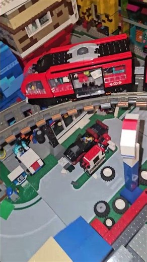 #LegoShorts Police 1F bathroom Build #legocitybuild #ytshorts #legocity (11/18/25)