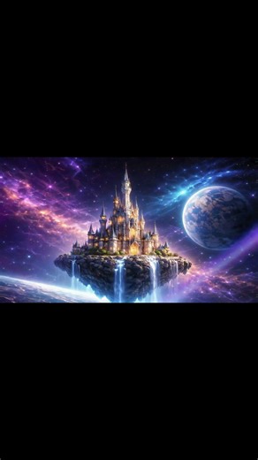A Magical Floating Castle in Space ✨