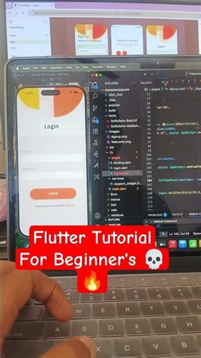 🔥 Flutter Tutorial for Beginners (2025) | Build a Complete App Using Flutter #shorts #flutter