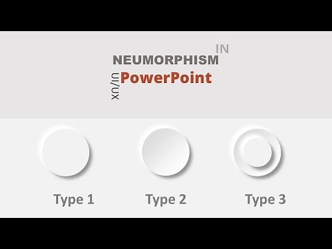 How To Create Neumorphism Effect On PowerPoint । UI/UX Design