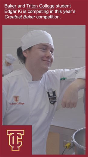 Step into the Triton College Kitchen as Edgar Ki shows us what it takes to bake like a champion! Vote today! Help Edgar win the title of The Greatest Baker 2025! https://bit.ly/3MbjEtQ | Triton College
