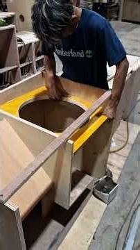 18 inch mini spoon box assembly process #tutorial #woodworking #speakerbox