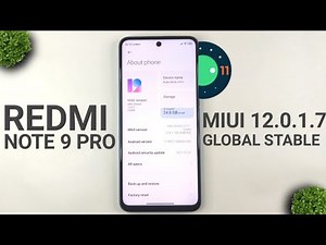 REDMI NOTE 9 PRO MIUI 12.0.1.7 FIRST LOOK ⚡ | REDMI NOTE MIUI 12.0.1.7 GLOBAL STABLE UPDATE 🔥