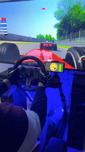 Ferrari F2004 SCREAMS at Monza! 🔥 Assetto Corsa || Logitech G29 || Sim Racing #shorts #simracing