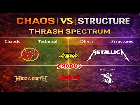 CHAOS or STRUCTURE? Classifying 80s Thrash Metal Bands