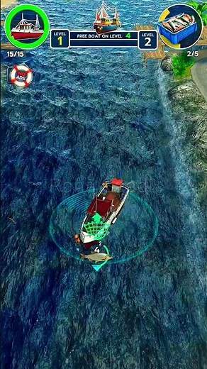 Boat Fishing | Boat Fishing Simulator Gameplay | Catching Big Fish in the Ocean! 🎣🚤 | Fishing Game